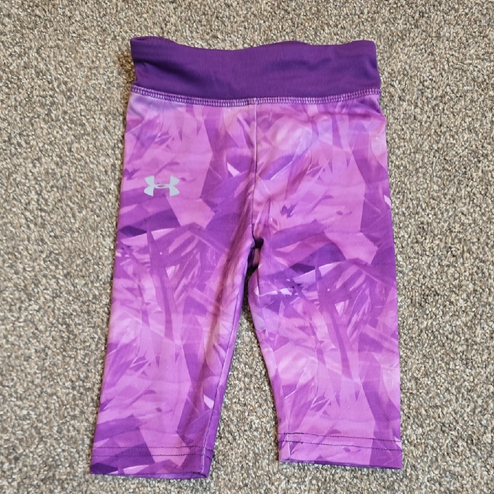 Under Armour Kids' Patterned Purple Leggings